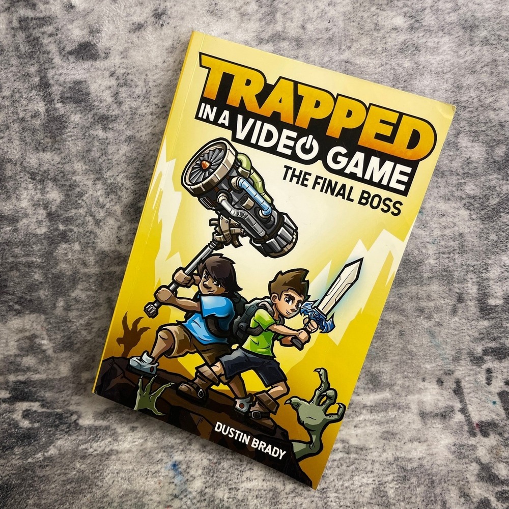 Dustin Brady Trapped in a Video Game The Final Boss Book 5 Yellow Kids Adventure